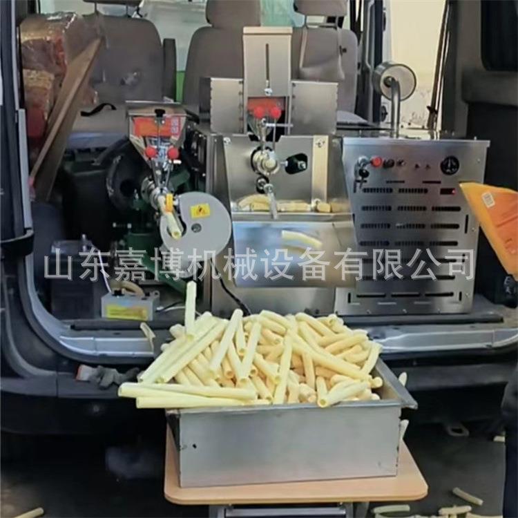 四缸汽油机玉米膨化机 渭南车载式藕粉杂粮组合机 自动切断双机头