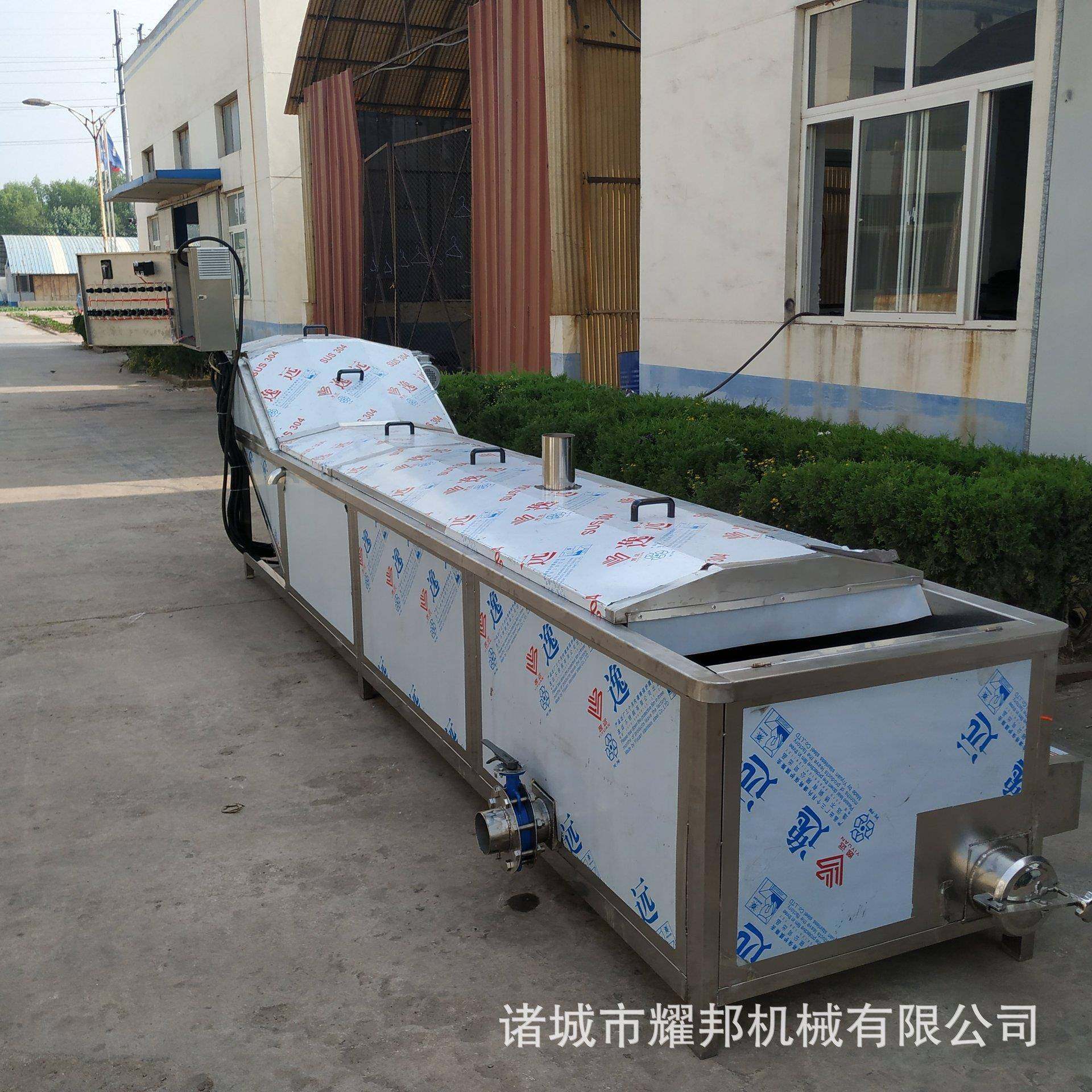 QQ豆干蒸煮冷却生产线 不锈钢豆制品加工设备 水豆腐入味油炸机器