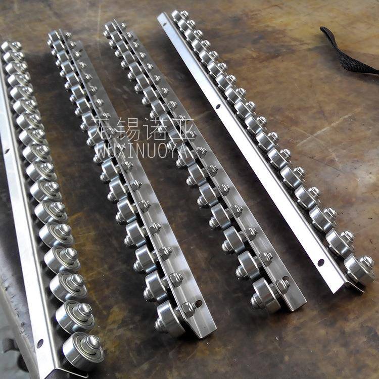 导轨用悬臂型流利条QJF01 单排档边护栏切削福来轮滚轮条 CRONKF