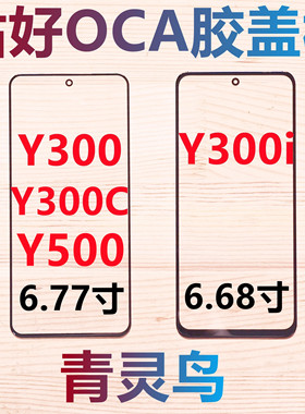 青灵鸟适用VIVO Y300 Y300i Y300C Y500 带OCA干胶盖板外屏