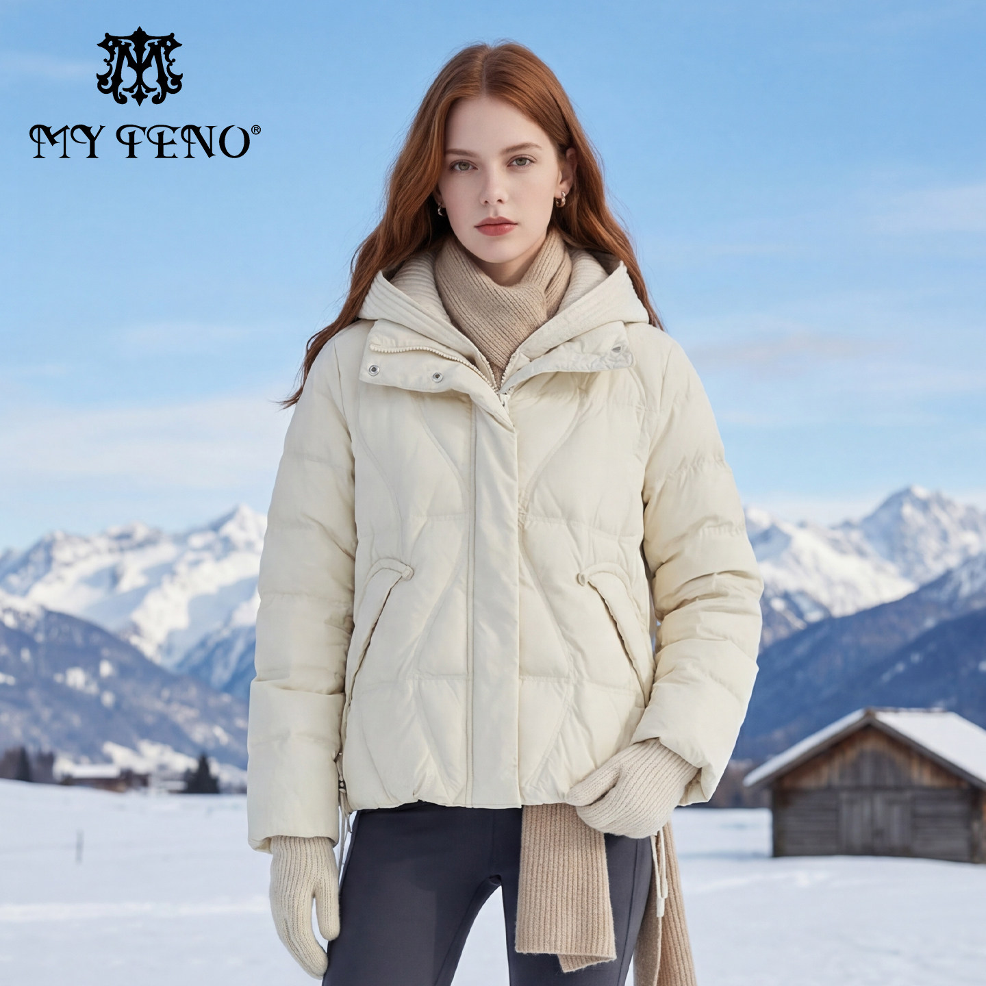 马天奴2025冬季新款纯色连帽羽绒服短款保暖外套时尚休闲百搭女装,女装/女士精品,羽绒服,淘宝优惠券,粉丝福利购,淘宝优惠卷