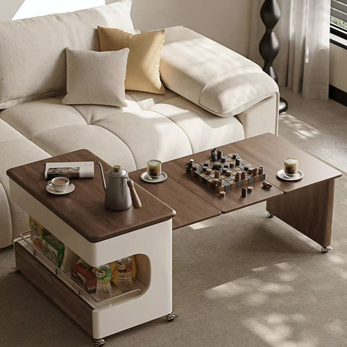 可移动茶几折叠伸缩小户型客厅家用边柜升降沙发边几茶几