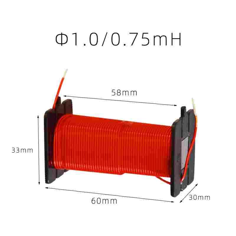 分频器电感线圈 高密度无氧铜分频喇叭音响音质提升φ 1.0 0.75mH