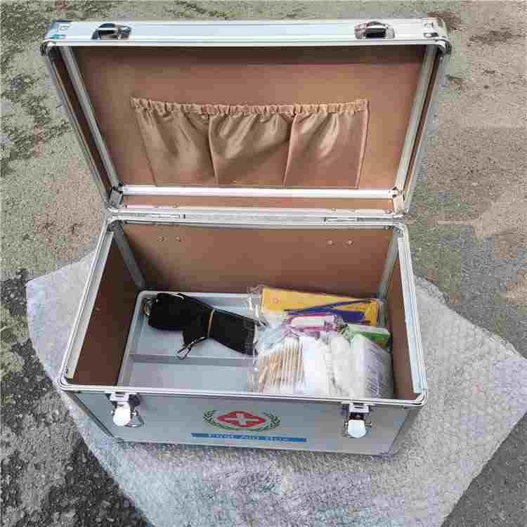 医疗箱收纳药箱 内科加厚铝合金出诊箱 16寸应急医疗箱