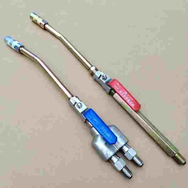 注浆枪头灌浆补缝机阀门开关连接杆高压充打液体泵止补漏堵漏枪嘴