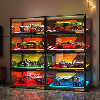 【遥控灯】乐高赛车展示盒