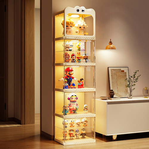 【卡通萌眼手办展示柜】高清透明