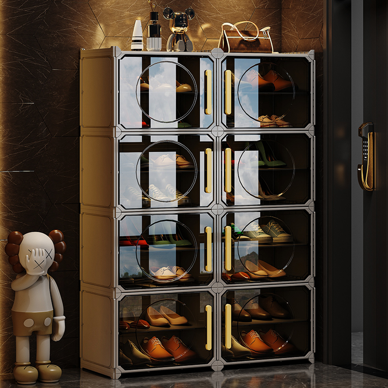 【全硬特厚●隔板可拆卸】大鞋柜