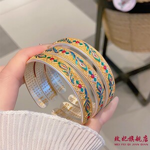 金鸾羽纯银手镯女时尚轻奢高级感