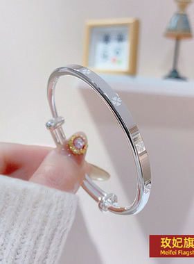 原创设计女银饰正生纯银纯银手镯