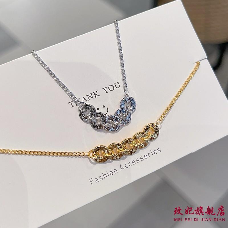 钱币纯银手链女网红简约百搭