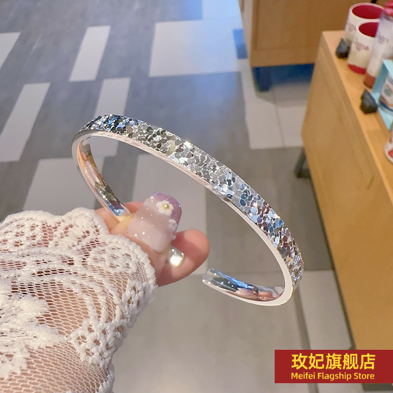 原创设计女银饰正生纯银足银手镯
