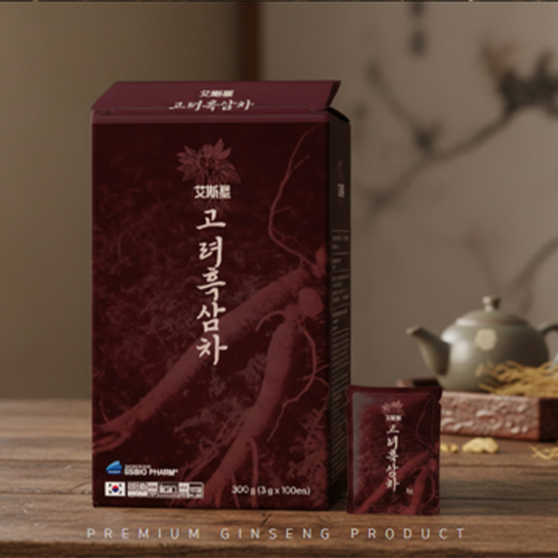 [爱德专属]韩国直邮艾斯星保留红参风味唤醒身体的高丽黑参茶300g