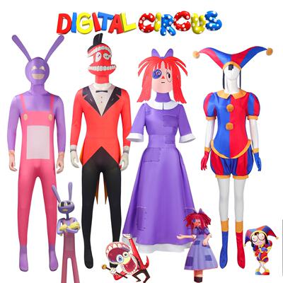 神奇数字马戏团帕姆尼贾克斯cosplay紧身衣连体衣角色扮演圣诞节