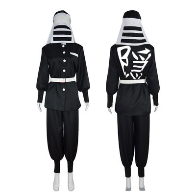 鬼灭之刃cos服锻刀村篇后勤小队隐后藤cosplay动漫服装万圣节服饰