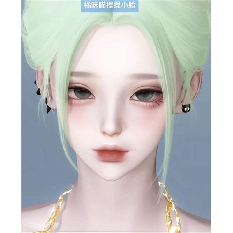黛尔 橘味喵捏捏小脸 逆水寒手游捏脸全职业女通用 原版