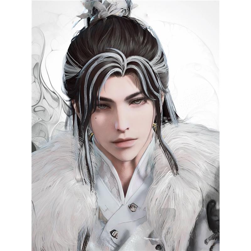 国服端游 永劫无间捏脸数据 男脸型 李寻欢 玉容