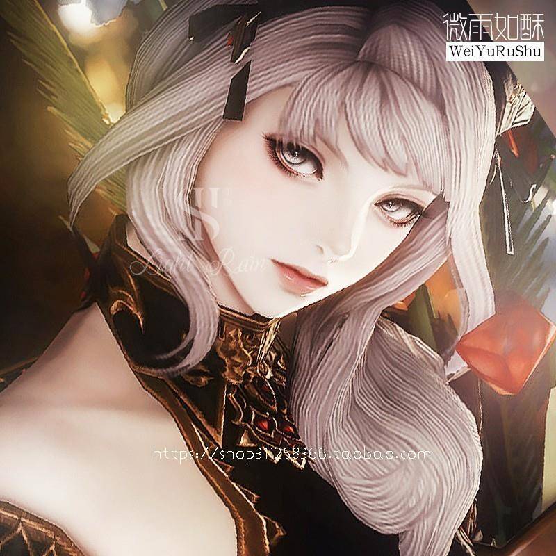端游【福利价】ff14捏脸数据脸型兔兔娘维埃拉族性感冷清兔女捏脸