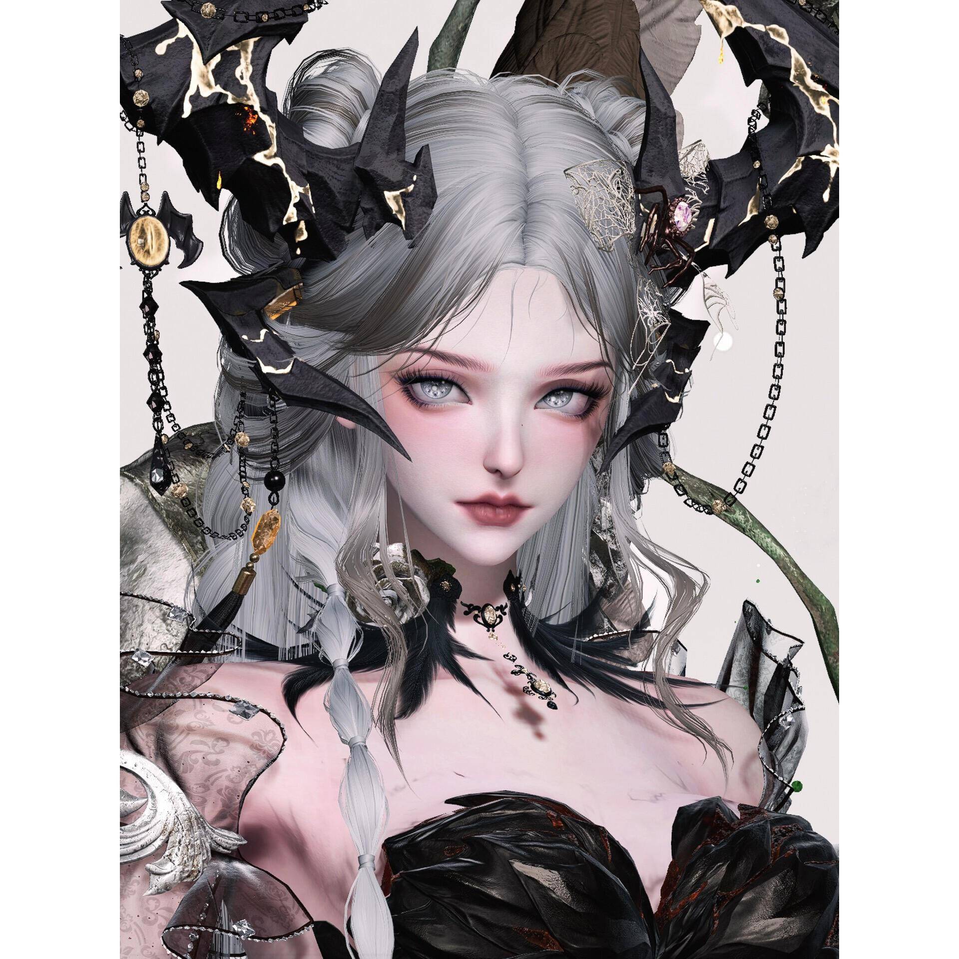 塞勒 空空白 御姐 以闪亮之名捏脸数据 国服