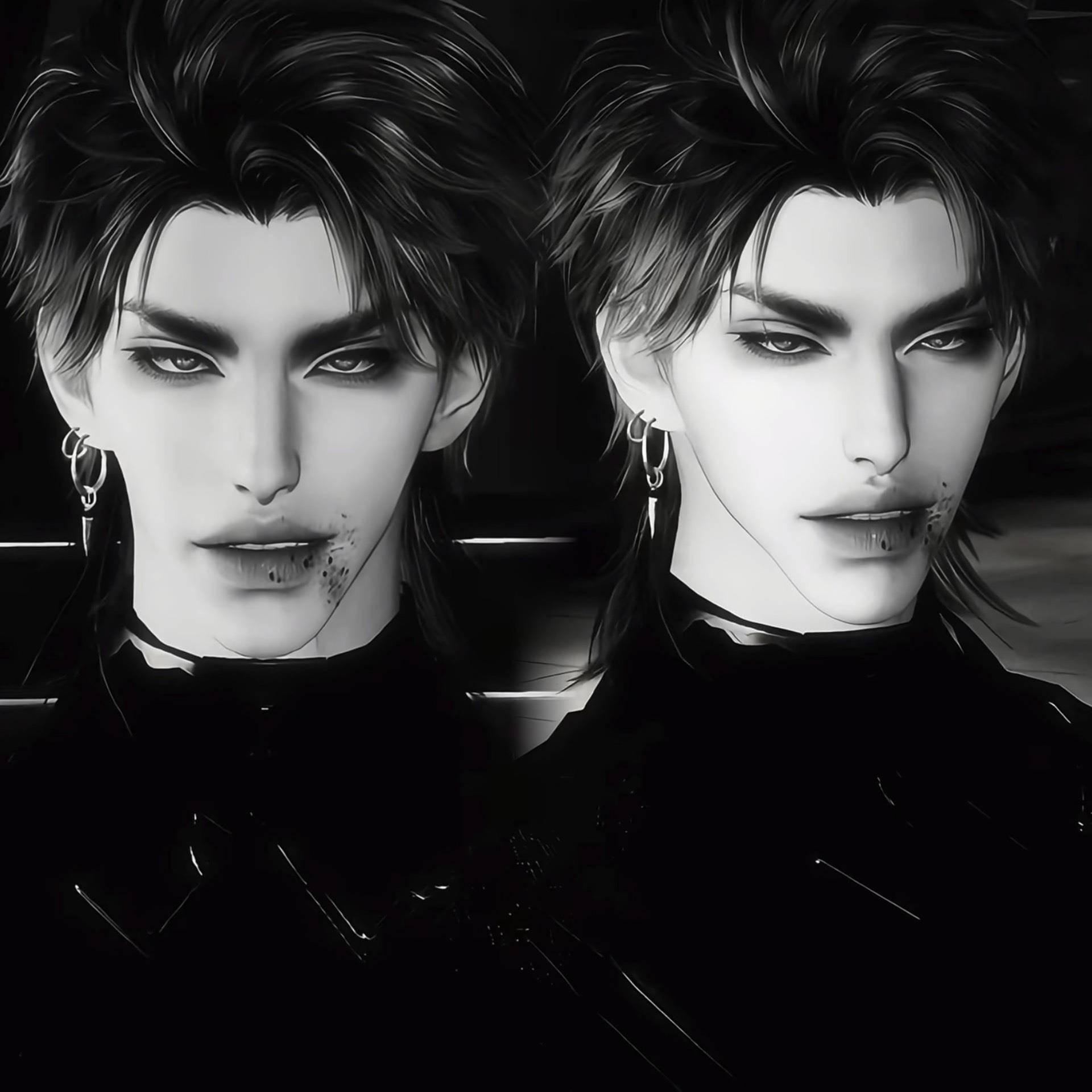 古冶 鲨欲Syu. 超帅成男 逆水寒手游捏脸男通用 原版