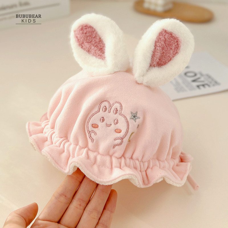 新生儿帽子秋冬季可爱超萌小兔渔夫帽0—6月婴儿冬天保暖宝宝胎帽,童装/婴儿装/亲子装,帽子,淘宝优惠券,粉丝福利购,淘宝优惠卷