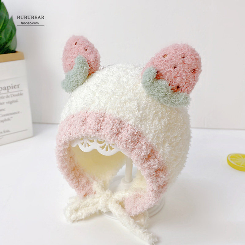 宝宝帽子秋冬季可爱珊瑚绒套头帽婴幼儿童冬天保暖护耳婴儿毛绒帽,童装/婴儿装/亲子装,帽子,淘宝优惠券,粉丝福利购,淘宝优惠卷