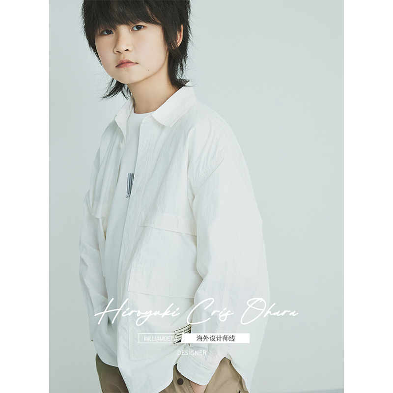 Williambeta多袋叠加长袖衬衫