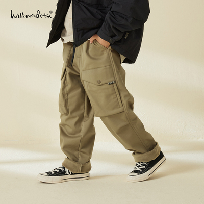 williambeta旗舰店奥粒绒工装裤