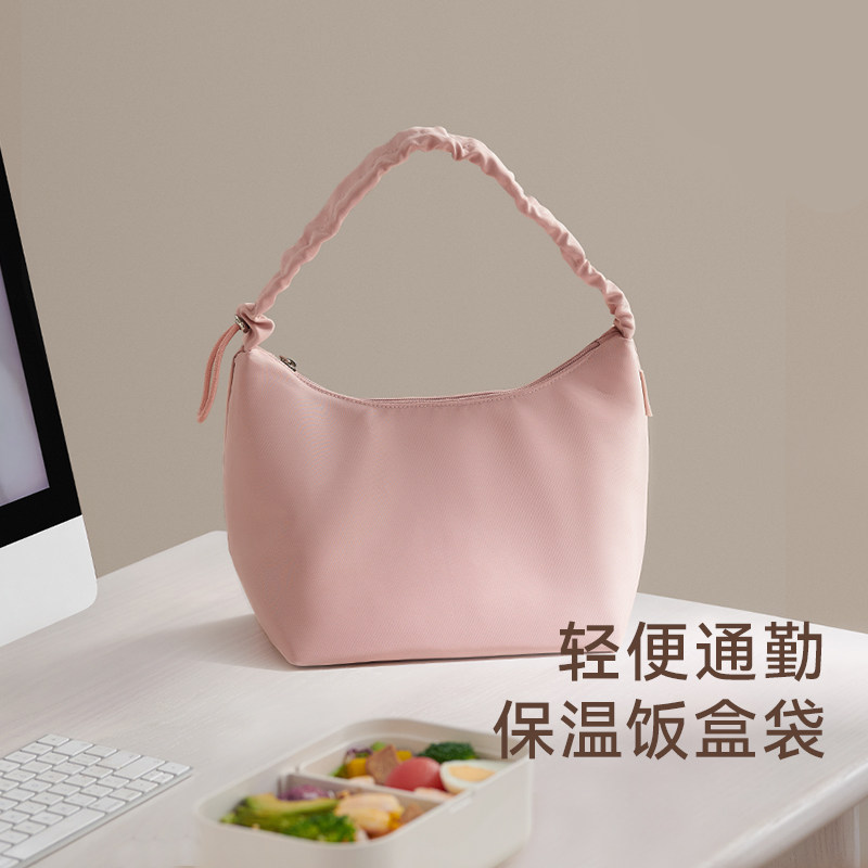 饭盒手提袋子保温袋早餐冬季上班族带饭便当包长效加厚铝箔饭盒包