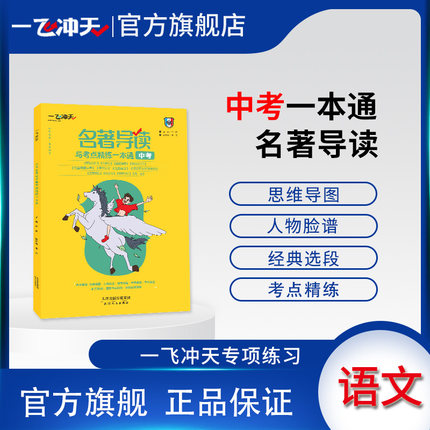 一飞冲天中考名著导读与考点精练一本通语文阅读初中总复习