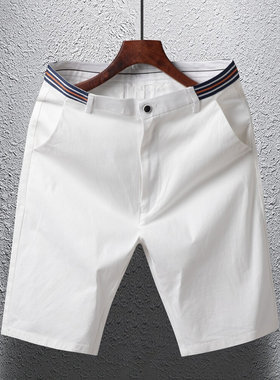 男士夏季短裤弹力休闲纯棉裤子