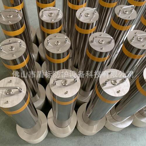 广场手动可拆卸防撞柱133mm直径304不锈钢加厚地埋式路桩厂家现货