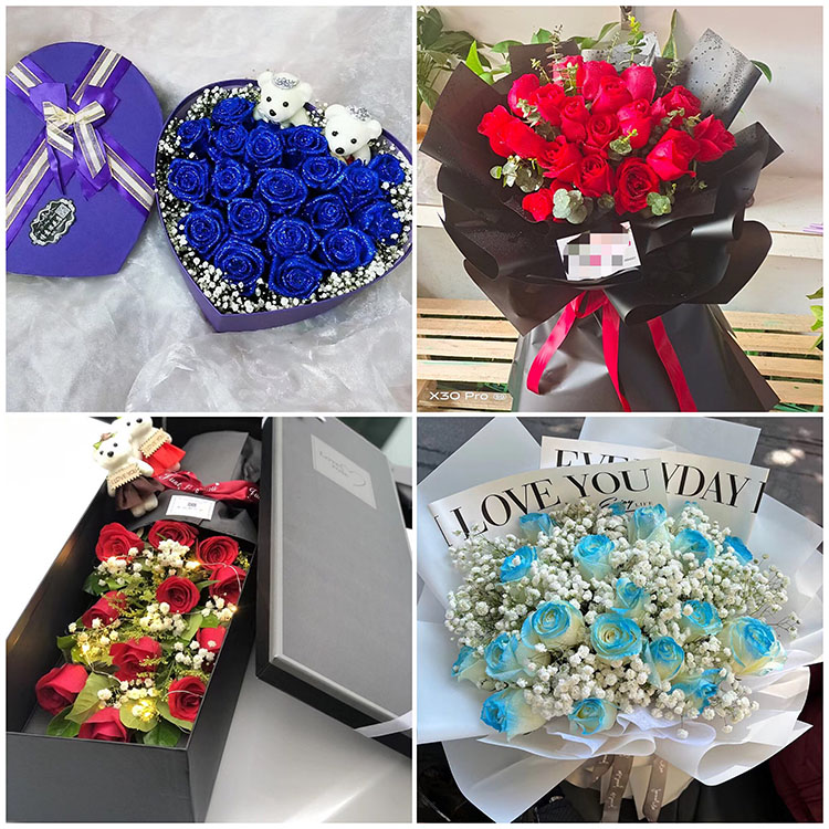 喀什市疏附县英吉沙疏勒县同城鲜花速递七夕表白红玫瑰送女友老婆