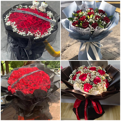 新疆霍尔果斯伊宁市奎屯市鲜花店同城配送女神节红玫瑰花束送老婆