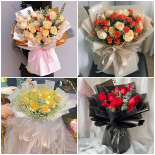 黔东南州黎平县岑巩丹寨县同城配送女朋友礼物红玫瑰花束鲜花速递