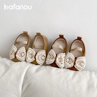 新款 软底婴儿学步休闲鞋 女宝宝鞋 2周岁小月龄公主单鞋 子0一1 韩版