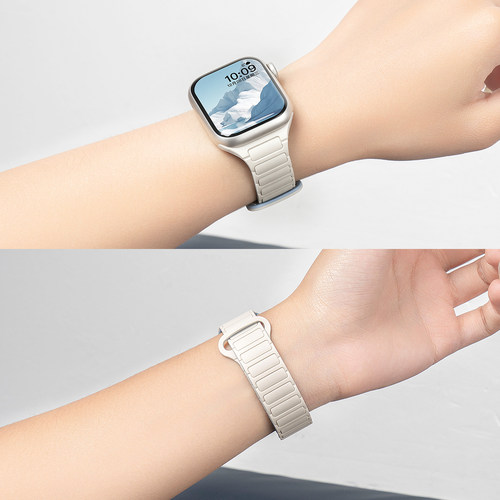 匠戴适用iWatch小蛮腰硅胶表带