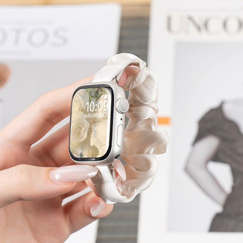 匠戴适用iWatch雪纺发圈创意表带