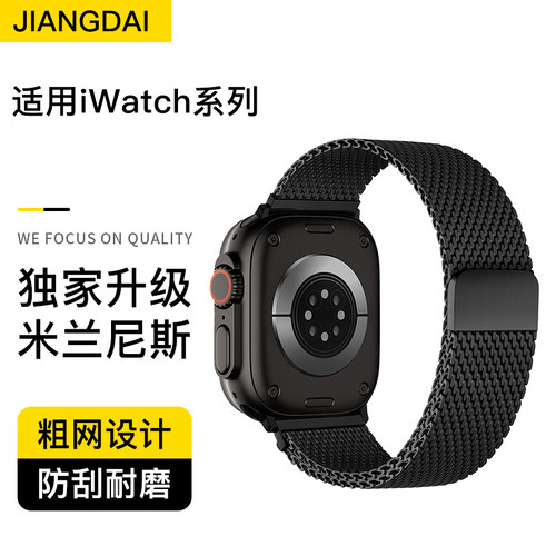 定制粗网｜适用苹果米兰尼斯表带