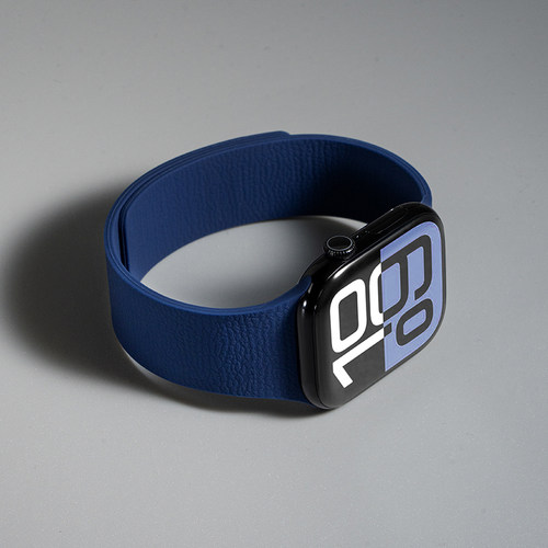 荔枝皮纹｜匠戴苹果硅胶磁吸表带