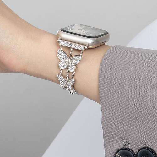 匠戴适用iWatch蝴蝶金属表带