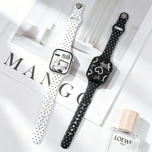 匠戴适用iwatch小蛮腰波点表带