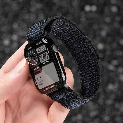 匠戴适用iwatch10表带苹果手表s10表带applewatch9表带S8新款ultre2尼龙回环7代表带s9男款8时尚6运动5春夏