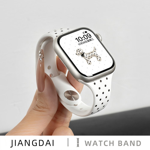 匠戴适用iwatch小蛮腰波点表带