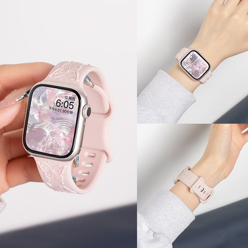 匠戴适用iWatch硅胶运动创意表带