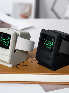 匠戴适用苹果S11手表applewatch11充电器SE支架S9底座iwatch8通用硅胶S6创意无线5代磁吸桌面ultra智能watchs