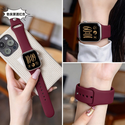 匠戴适用iwatch反扣硅胶表带