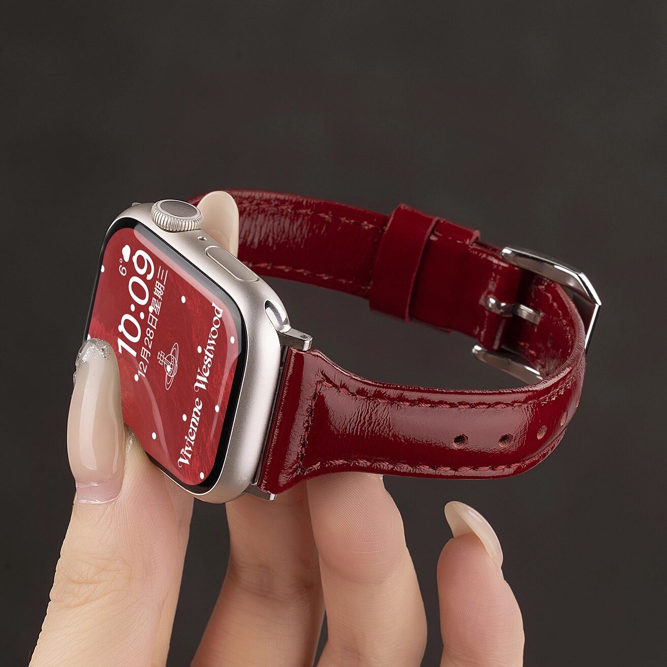 匠戴适用iwatch小蛮腰真皮细表带