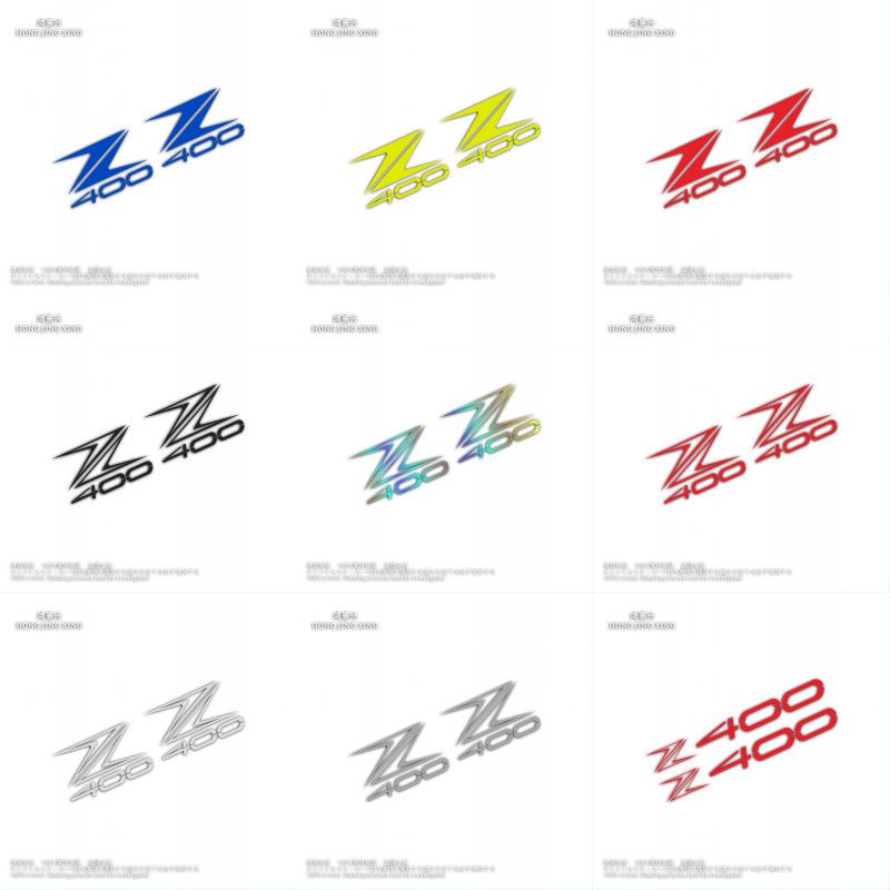 z400贴花川崎反光防水