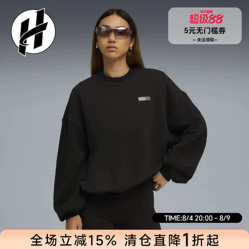 PUMA彪马xROSE联名女款卫衣黑色